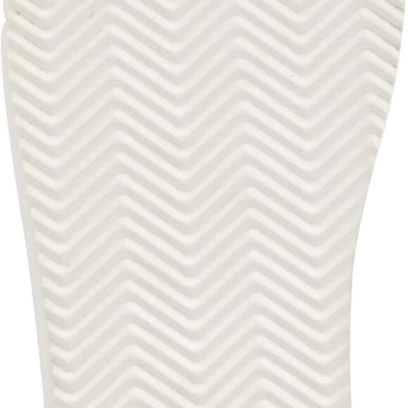 Women's White Leather Sneakers Size 8 Rubber Sole Lace-Up Platform Heel - Picture 2 of 7